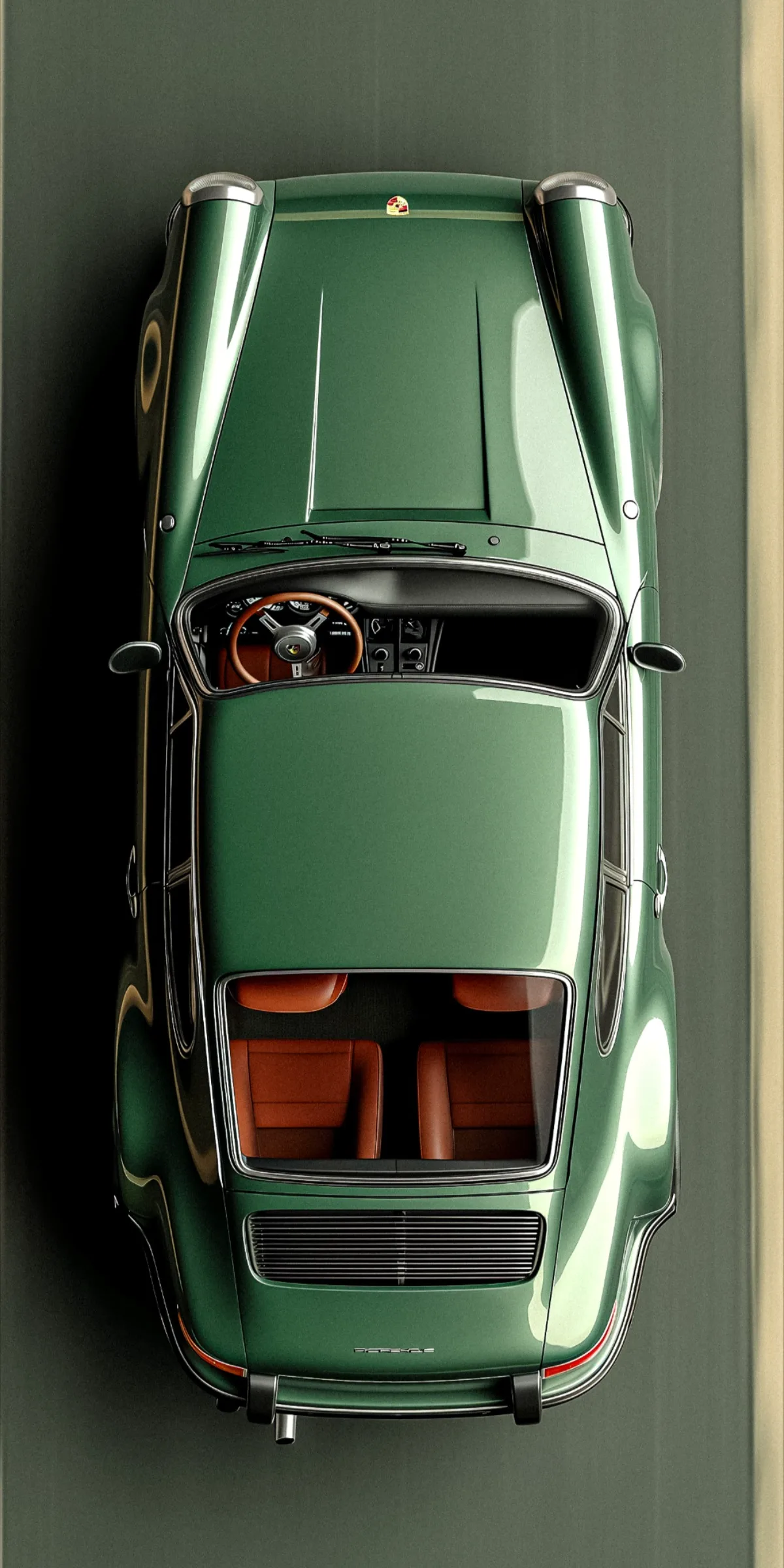 STUDIO — technician + supercar under light